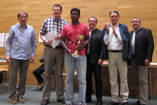 akshatchandra.com~ GM Panchanathan Magesh Chandran - the tournament winner. His style of play - it ain't over till the last game.