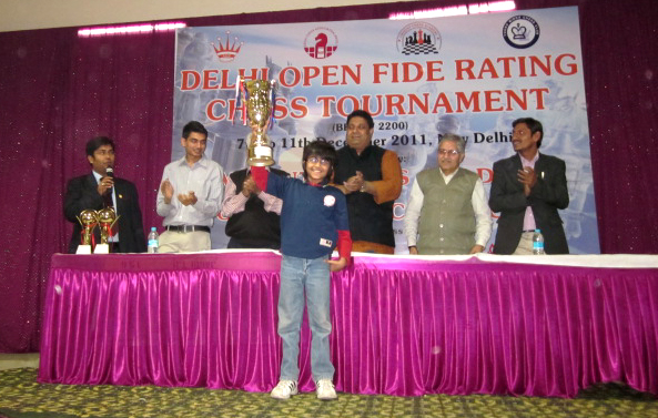 Lifting the Cup!Victory in FIDE U2200.
